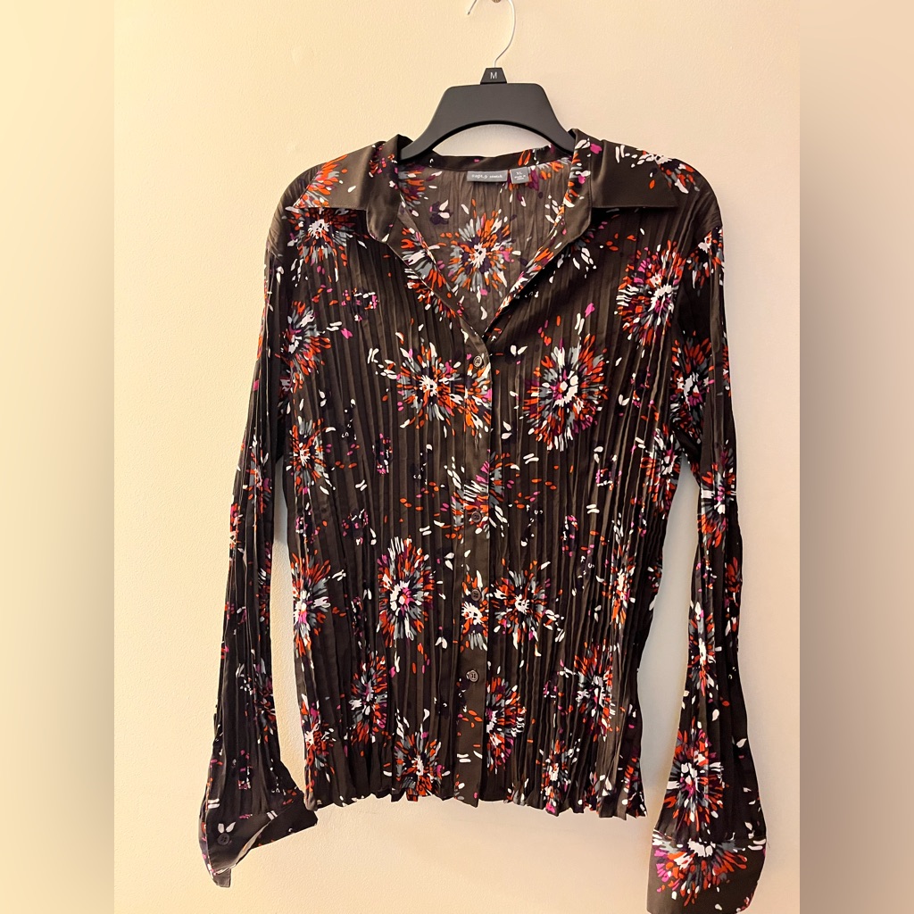 Apt 9 Stretch Button Down Top